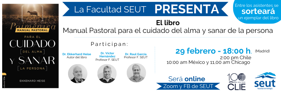 Se presenta en SEUT el libro "Manual Pastoral para el cuidado del alma y sanar de la persona"